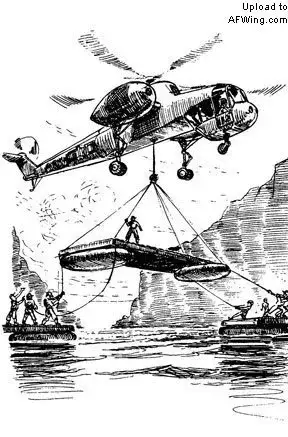 吊车的“空中兄弟” 西科斯基的“塔赫”起重直升机