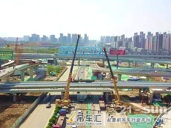10分钟起吊+1小时撤场！航拍实探徐工XCA300桥梁吊装新速度