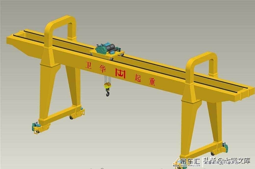 80T门式起重机设计机械结构设计模具数控工艺夹具