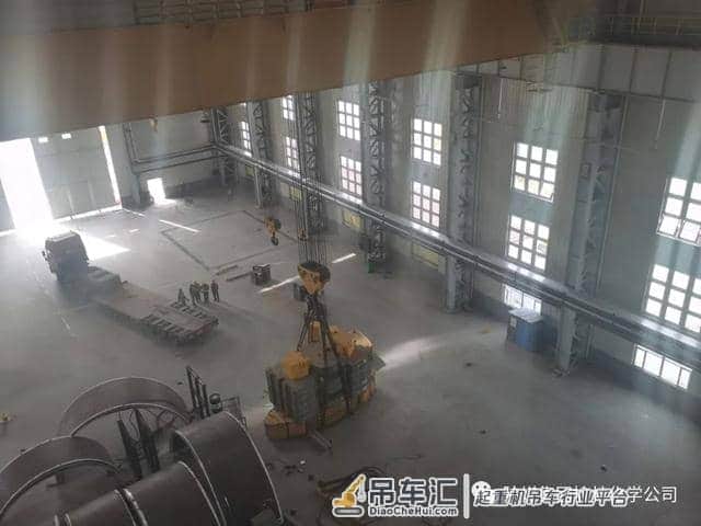 榆林市化学大件组焊厂房8台起重机相继通过性能试验