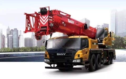 和合兵器库｜三一STC800T6起重机，既亮眼又吸金！