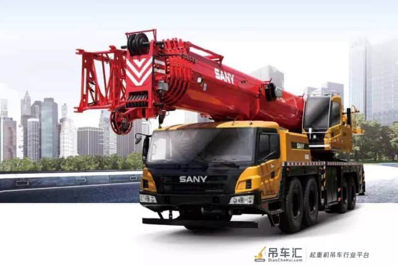 和合兵器库｜三一STC800T6起重机，既亮眼又吸金！