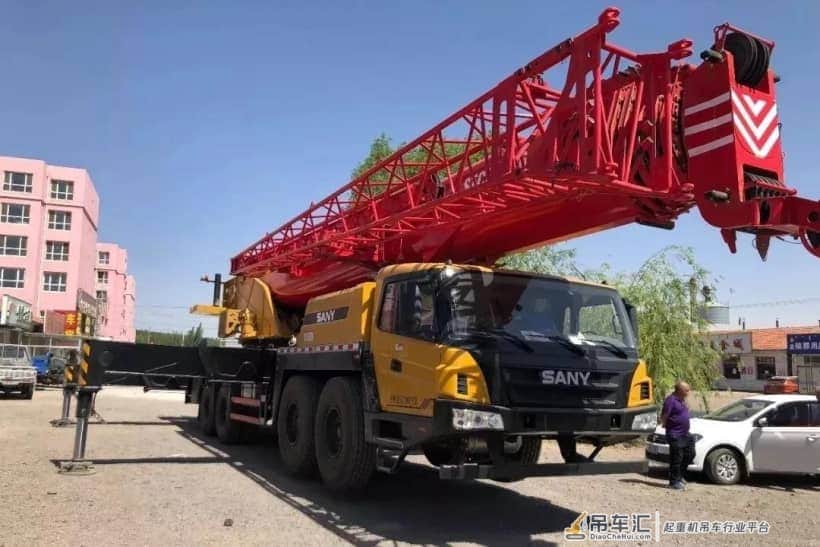 和合兵器库｜三一STC800T6起重机，既亮眼又吸金！