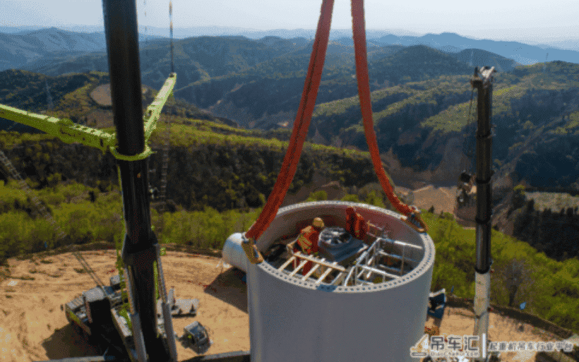 续写风电神器佳话！中联重科800吨全地面起重机征战山西