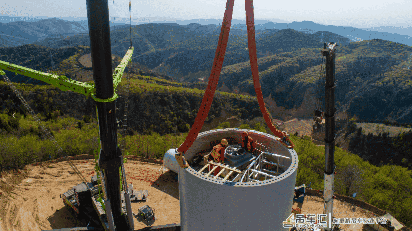 续写风电神器佳话！中联重科800吨全地面起重机征战山西