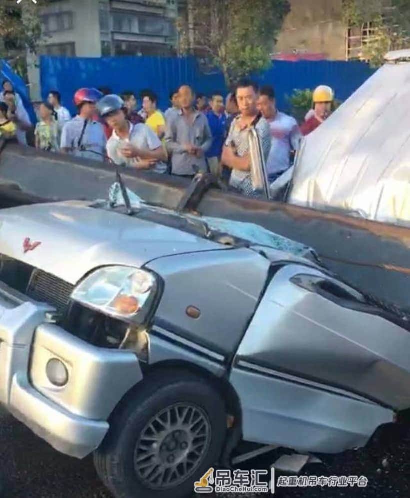 生命不息安全不止！回看广东普宁吊车侧翻事故！