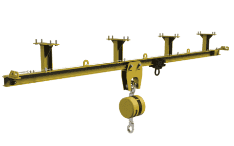 crane-trolley天车式起重机3D数模图纸 STP格式
