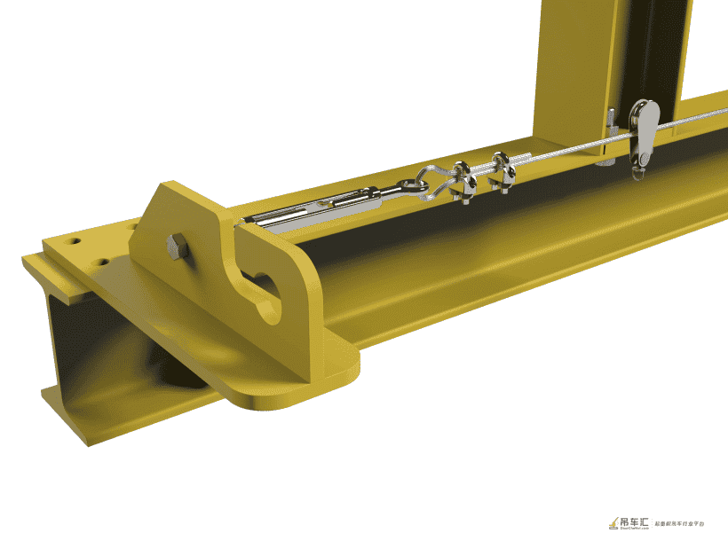 crane-trolley天车式起重机3D数模图纸 STP格式