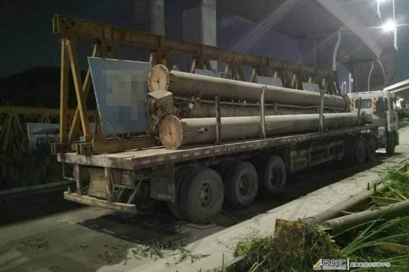 工地施工器材无人看管，珠海4男子凌晨盗走数十吨龙门吊组件