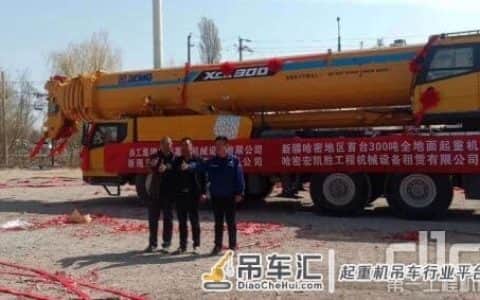 电力丝绸之路展雄姿，徐工吊车XCA300开启哈密风电吊装快时代