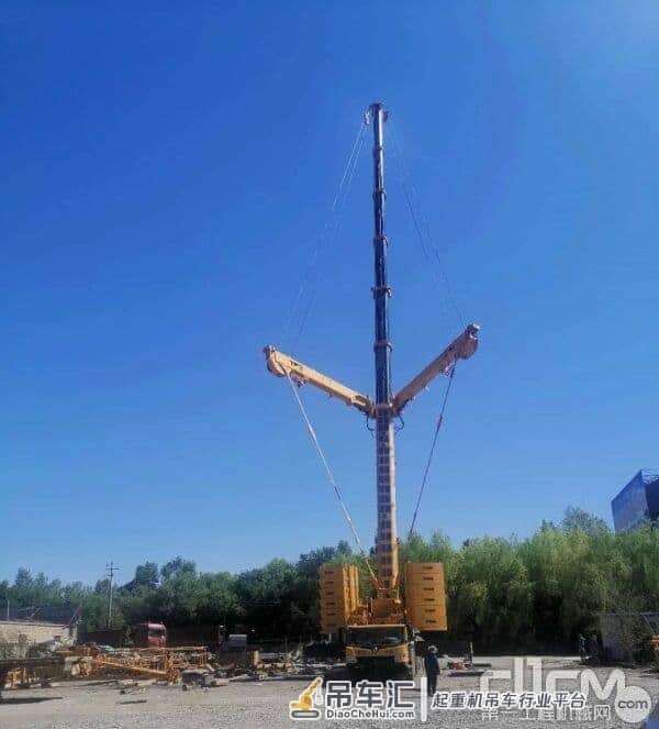 电力丝绸之路展雄姿，徐工吊车XCA300开启哈密风电吊装快时代