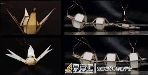 加州大学开发自动折叠‘起重机’,利用智能材料为折纸机器人迎来新时代