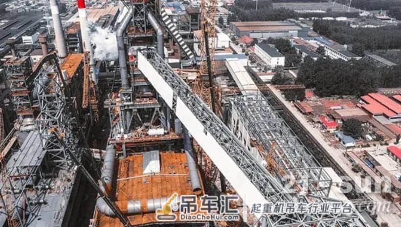 徐工大吨位起重机联吊助力澳森钢铁高炉上料通廊建设