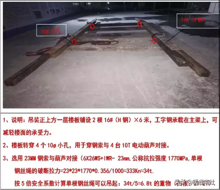 空调设备吊装方案