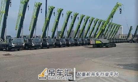 三大厂家满院子都是吊车，这么多现车，是不是还要降？