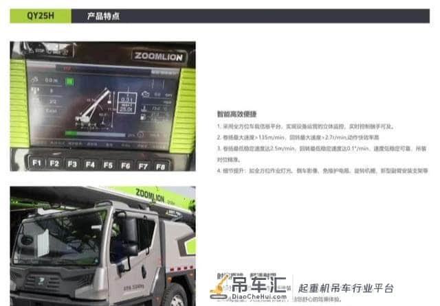 同为中联厂家生产的25吨吊车,V、A、H、E该如何选择