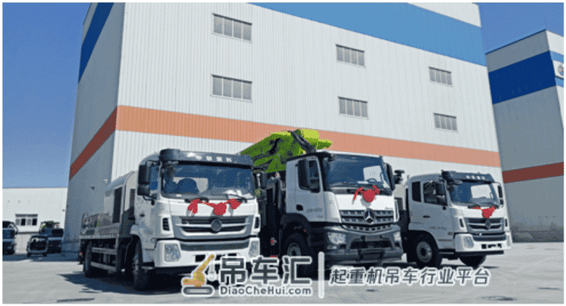 专业之选！中联重科新款泵车、车载泵交付天津客户