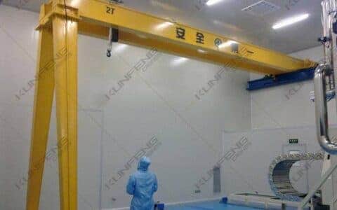 单梁悬挂起重机用于食品医药行业