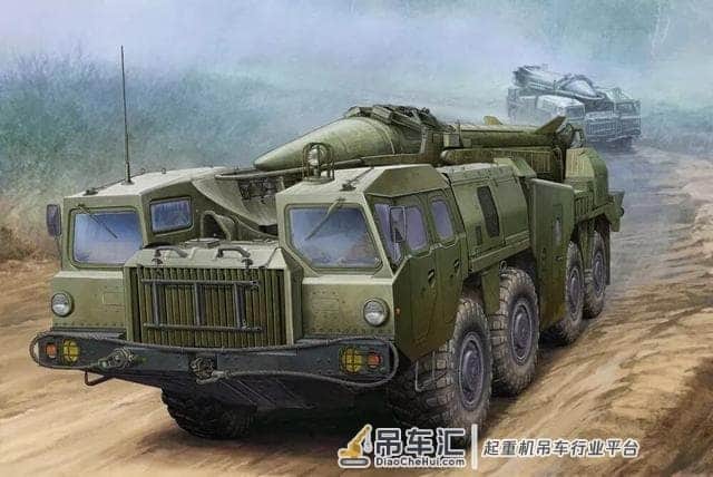 世界军用拖车系列八四:是导弹拖车?是吊车?不!是飞毛腿牌吊车