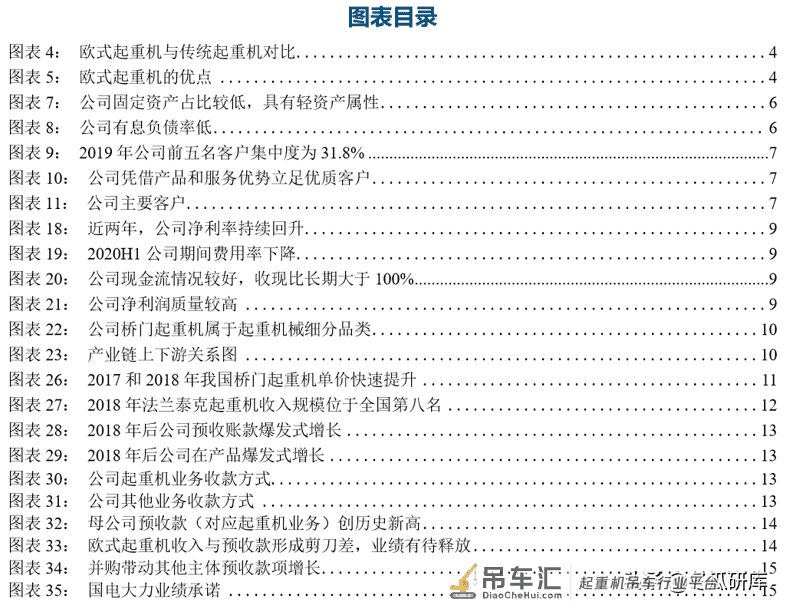 法兰泰克深度:中高端起重机龙头,进入业绩释放期「中信建投」