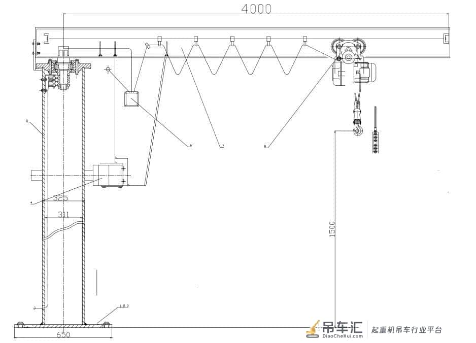 悬臂吊起重机的特点