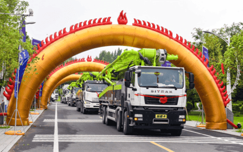 中联重科批量混凝土设备交付山东客户