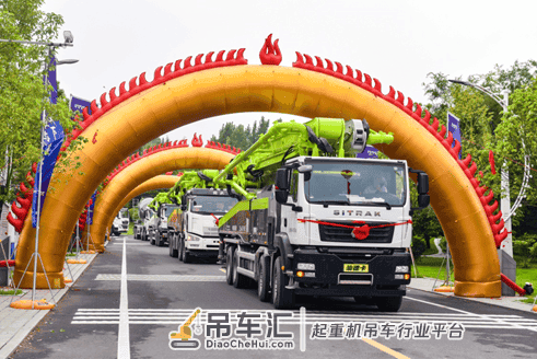 中联重科批量混凝土设备交付山东客户