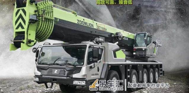 中联最新款130吨吊车，8节臂长达85米 厂家是要冲天啊