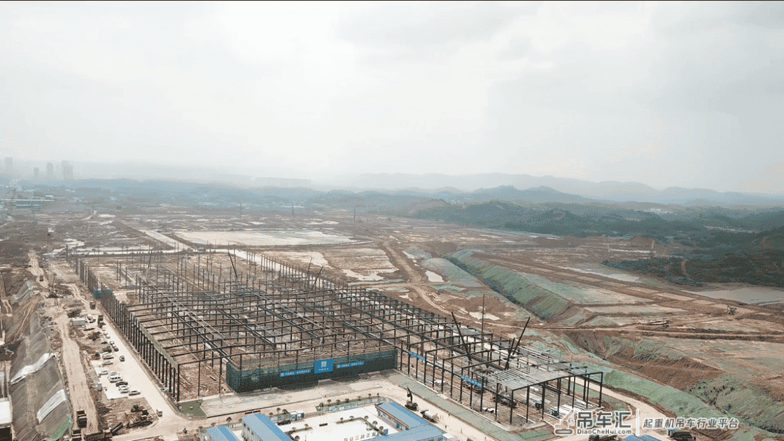 中联重科“未来之城”建设正酣 首开园区厂房初见雏形