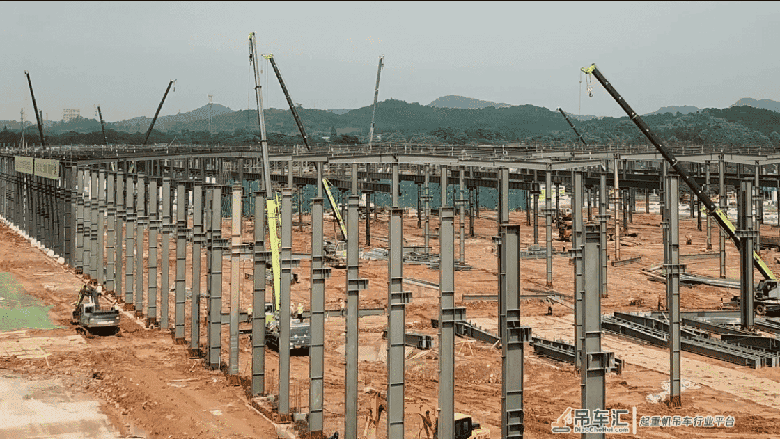 中联重科“未来之城”建设正酣 首开园区厂房初见雏形
