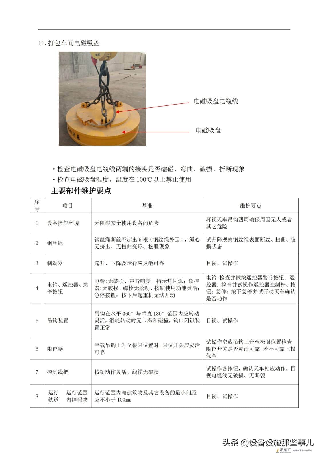 起重机设备维修保养借鉴