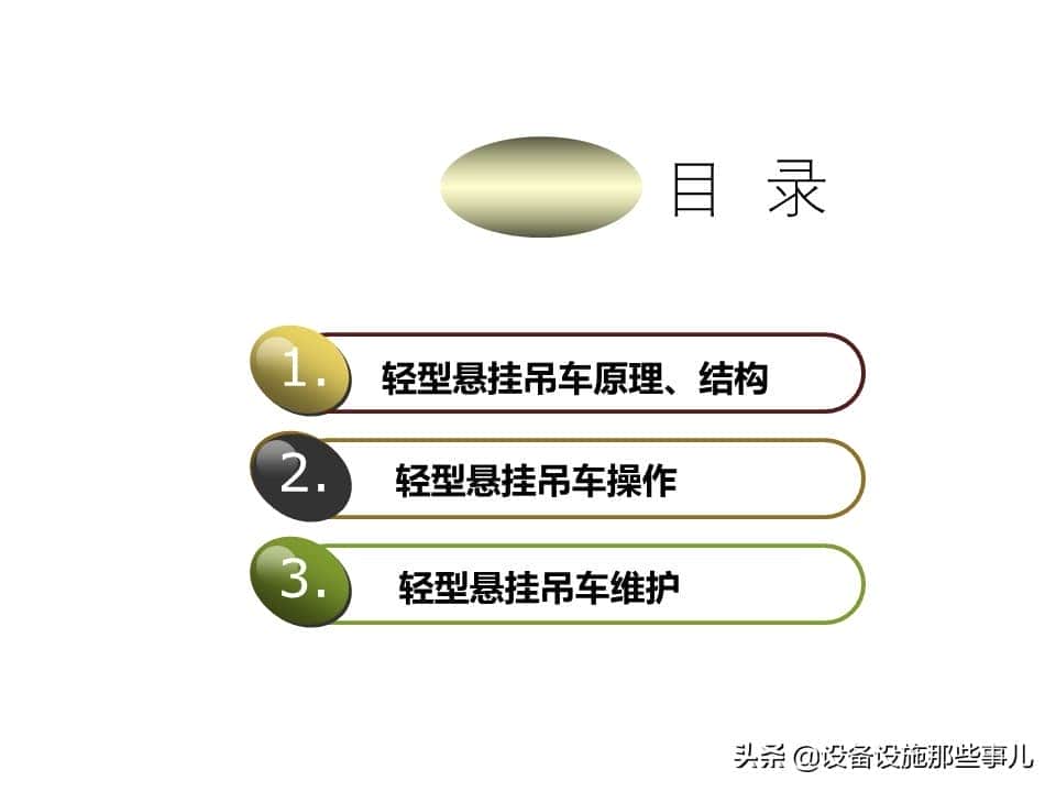 轻型悬挂吊车