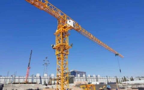超燃！山西建投工程机械公司大力士C7528P塔机助力新区项目建设