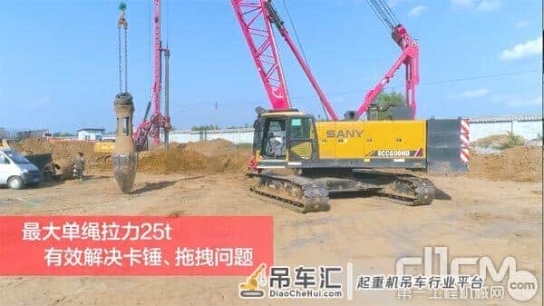 “强夯能手，左宜右有”：三一SCC600HD多功能履带起重机