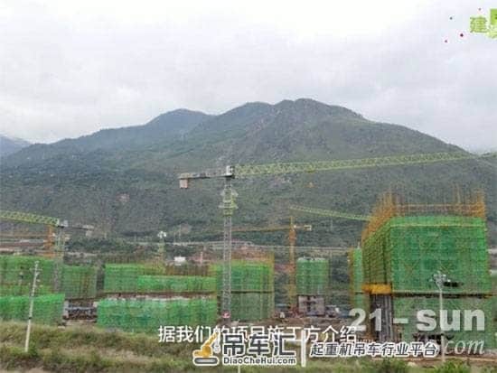 中联重科超70台塔机助建白鹤滩水电站移民工程