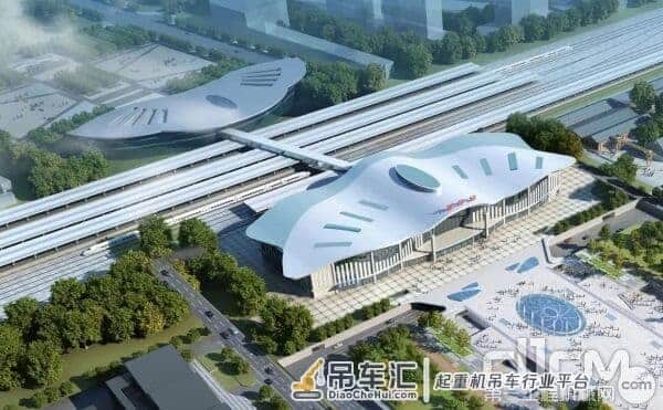 横跨12轨道，擎天巨擘三一SCC20000A履带吊首秀潍坊