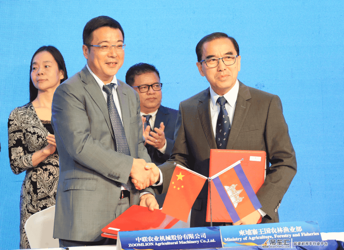 合作持续深入!中联重科援柬农机装备如期交付