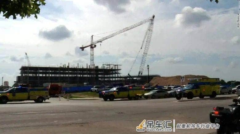 得州奥斯汀起重机事故，造成22人受伤