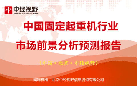 中国固定起重机行业市场前景分析预测报告