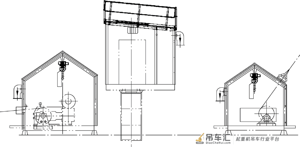 适合内河码头的轻小型岸边集装箱起重机 结构和节能环保设计