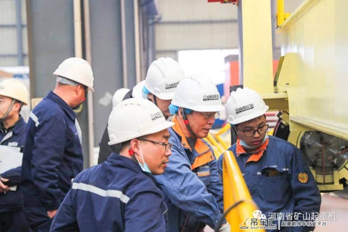 河南矿山承制宝钢湛江锌锅起重机顺利通过专家A检