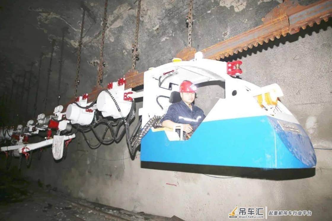 一线|孔庄煤矿首台单轨吊车试运行成功