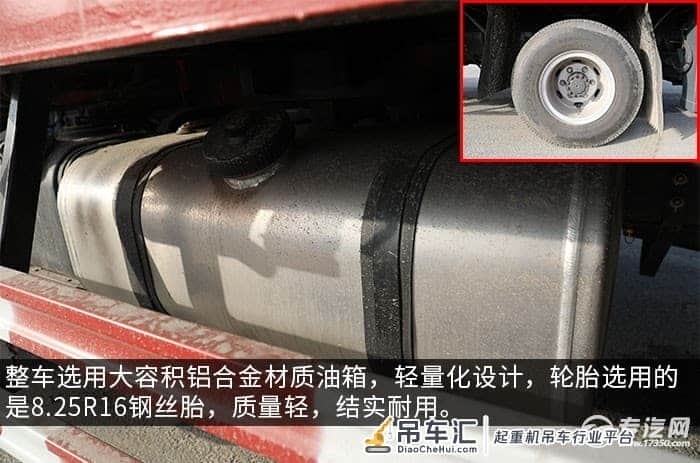 扎实可靠 湖北大运征途国五5吨直臂随车吊评测之外观篇