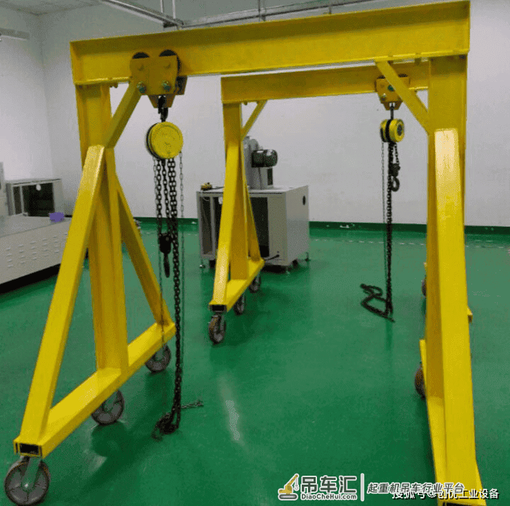 简易手推移动龙门架和小型电动活动龙门吊用哪种起重葫芦好