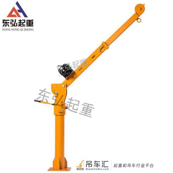 车载小型随车吊移植树苗应用