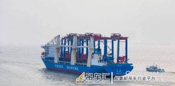 振华重工6台轮胎吊起航发运