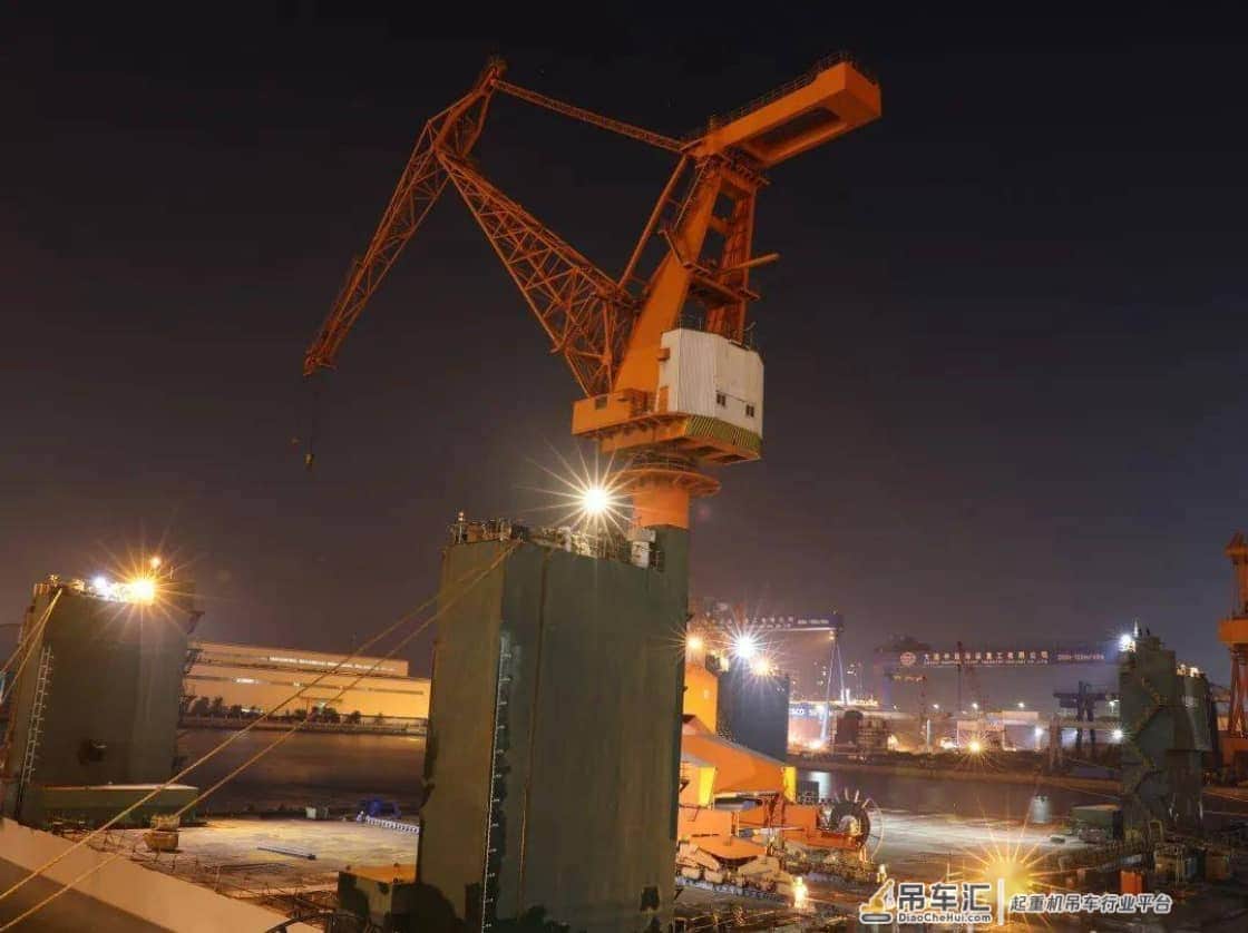 2000小时！——大连中远海运重工移迁大型门座式起重机运行稳定
