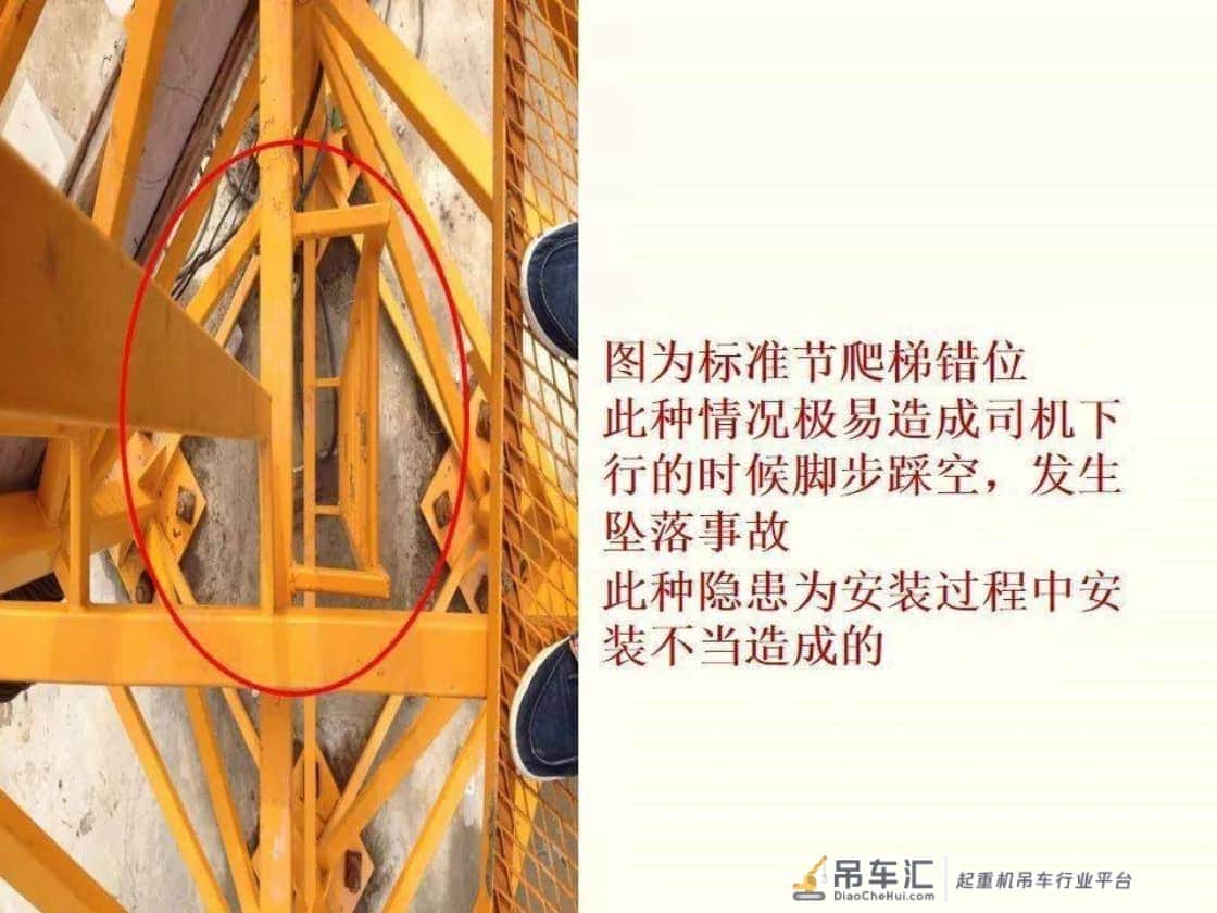 塔式起重机、施工升降机专项检查汇总丨隐患图片分析
