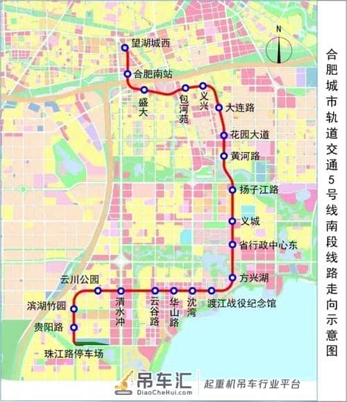 年底通车,三一履带起重机助力合肥地铁5号线按下建设“加速键”