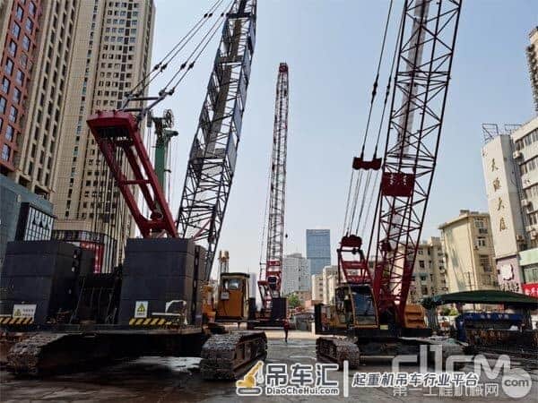 年底通车,三一履带起重机助力合肥地铁5号线按下建设“加速键”